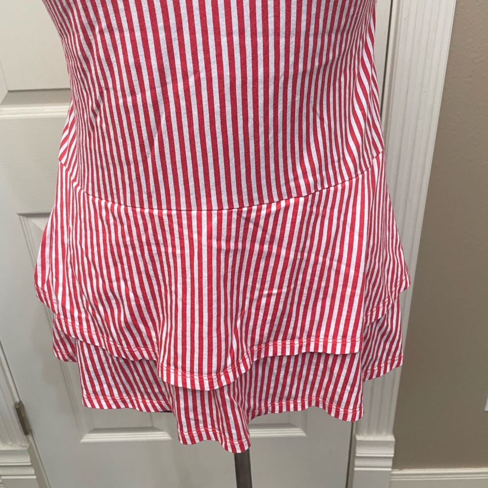 Michael Kors red and white striped shirt - Picture 4 of 9